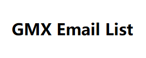 GMX Email List